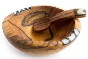 Round Teak Wood Bowl - KIBO1060
