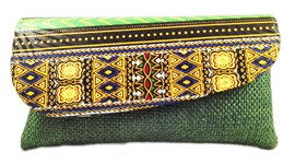 Rectangle Fabric Clutch - PRCL1035