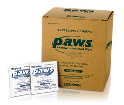 paws Antimicrobial Hand Wipe Pkt 1,000ct