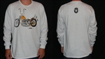 Long Sleeve 60's Chopper Shirt Signed with Logo Face on Back