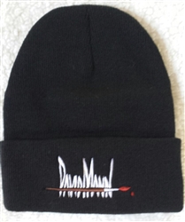 David Mann Signature 12" Solid Knit Beanie