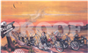 David Mann Tecote Run Poster Print