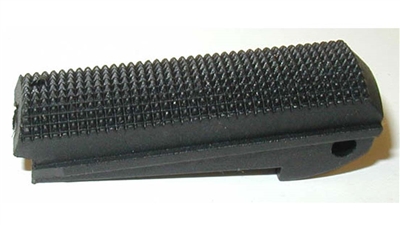1911 and 2011 pistol mainspring housing with no arch flat Checkered Texture plastic polymer