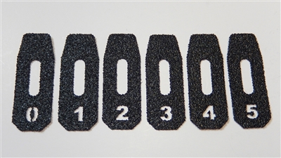 Magpul P-Mag Magazine Grip Tape Decals Numbered 0-11