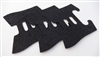 Glock Gen 4 Rubber Wrap Around Grip Tape Decal - 3 Pack