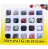 20 piece box of natural gemstones