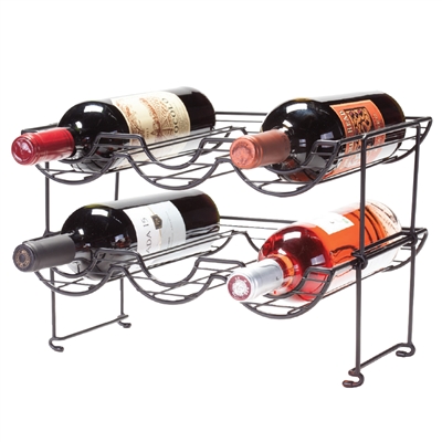 Halfpipe Stackable Wine Rack