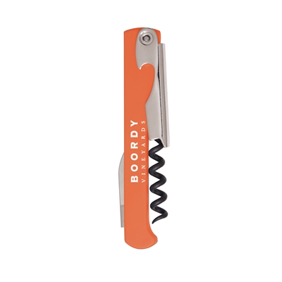 Custom Waiter's Corkscrew, Tangerine, Bulk