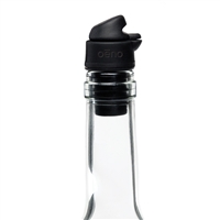 Tappo Stopper/Pourer, Black, Bulk