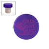 Custom Aluminum Stopper, Purple, Bulk