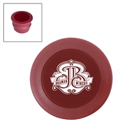 Custom Super Flex-Seal Stopper, Burgundy, Bulk