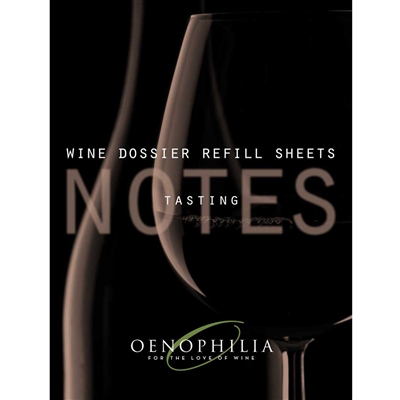 Wine Dossier Tasting Notes, 48-Sheet Refill