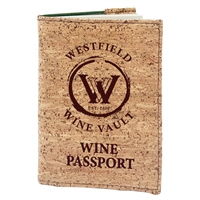 Custom Wine Passport W/ Cork Cover