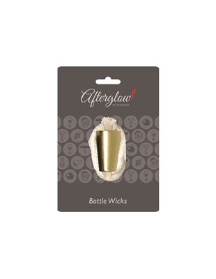 Afterglow Brass Wick, Carded