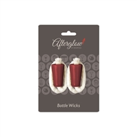 Afterglow Bottle Wick, Burgundy, 2-Pack, Carded 