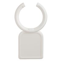 Vino Plate Clip, White, Bulk 