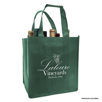 Custom Vino Sack 6-Bottle Bag, Green