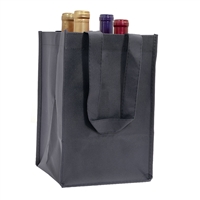 Vino Sack 4-Bottle Bag, Black