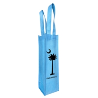 Custom Vino Sack 1-Bottle Bag, Powder Blue