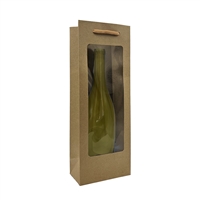 ClearViewâ„¢ Wine Bag, Natural