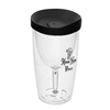 Custom Traveling Tumbler, Black