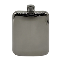 V82 Zocco Flask, 6 Oz, Chrome