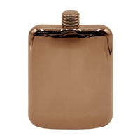 V82 Zocco Flask, 6 Oz, Copper