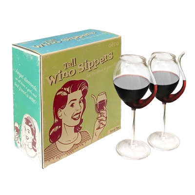 TALL Wino Sippers, Set of 2