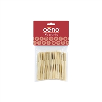 Bamboo Party Forks, 75-Count, Carded