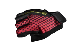 Sport Corsa - Short Gloves - Dots - Orange/Red