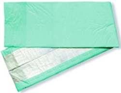 Night Dry Underpads, 30X36, Heavy Fluff with Polymer, Green Backing (EXUG3036)