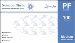 Neutron Nitrile Exam Glove Stretch Nitrile Powder Free Stretch 3.5 mil 1000 per Case (MNE50)