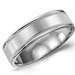 10K White Gold Band