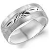 10K White Gold Band