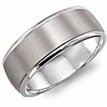 10K White Gold Band