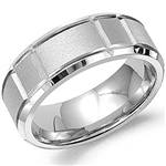 10K White Gold Band