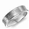 10K White Gold Band