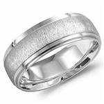 10K White Gold Band