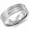 Diamond 10K White Gold Band