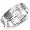 Diamond 10K White Gold Band