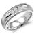 Diamond 10K White Gold Band