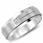 Diamond 10K White Gold Band