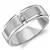 Diamond 10K White Gold Band