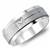 Diamond 10K White Gold Band