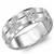 Diamond 10K White Gold Band