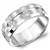 Diamond 10K White Gold Band