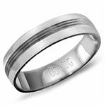 10K Light Weight White Gold Band