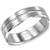 10K Light Weight White Gold Band