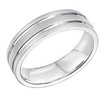 14K White Gold Band