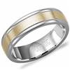 14K Yellow & White Gold Band